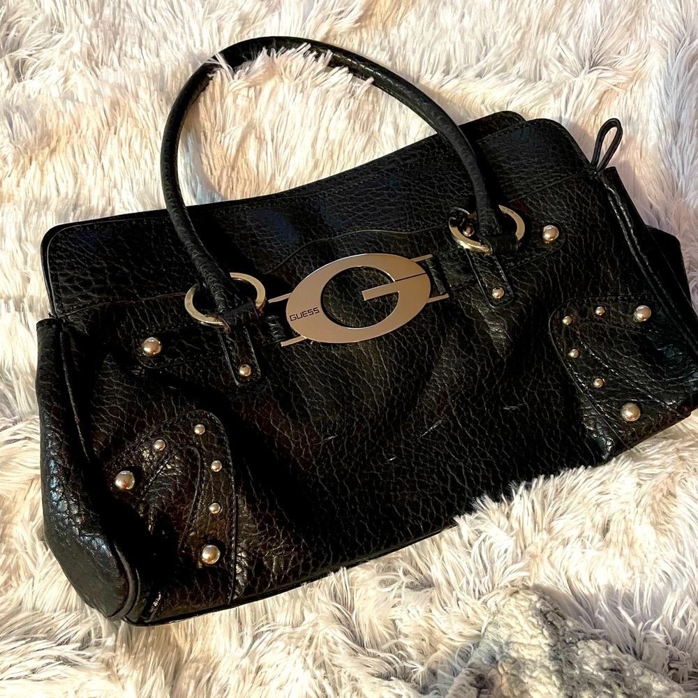 Black Vintage Guess Brand Purse